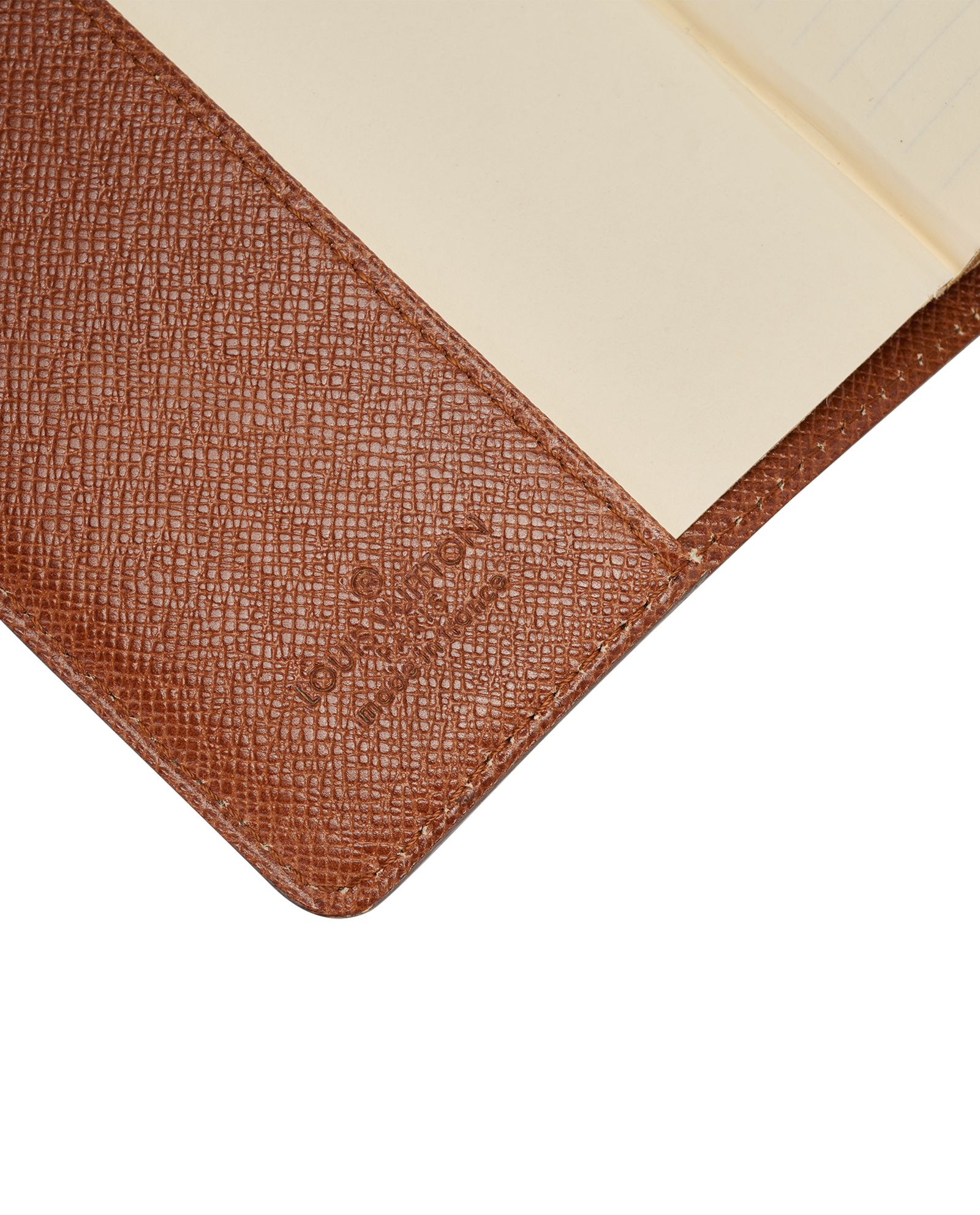 Louis Vuitton Vintage Agenda Cover, &pound;120, Accessories, Brown, Canvas, Other view